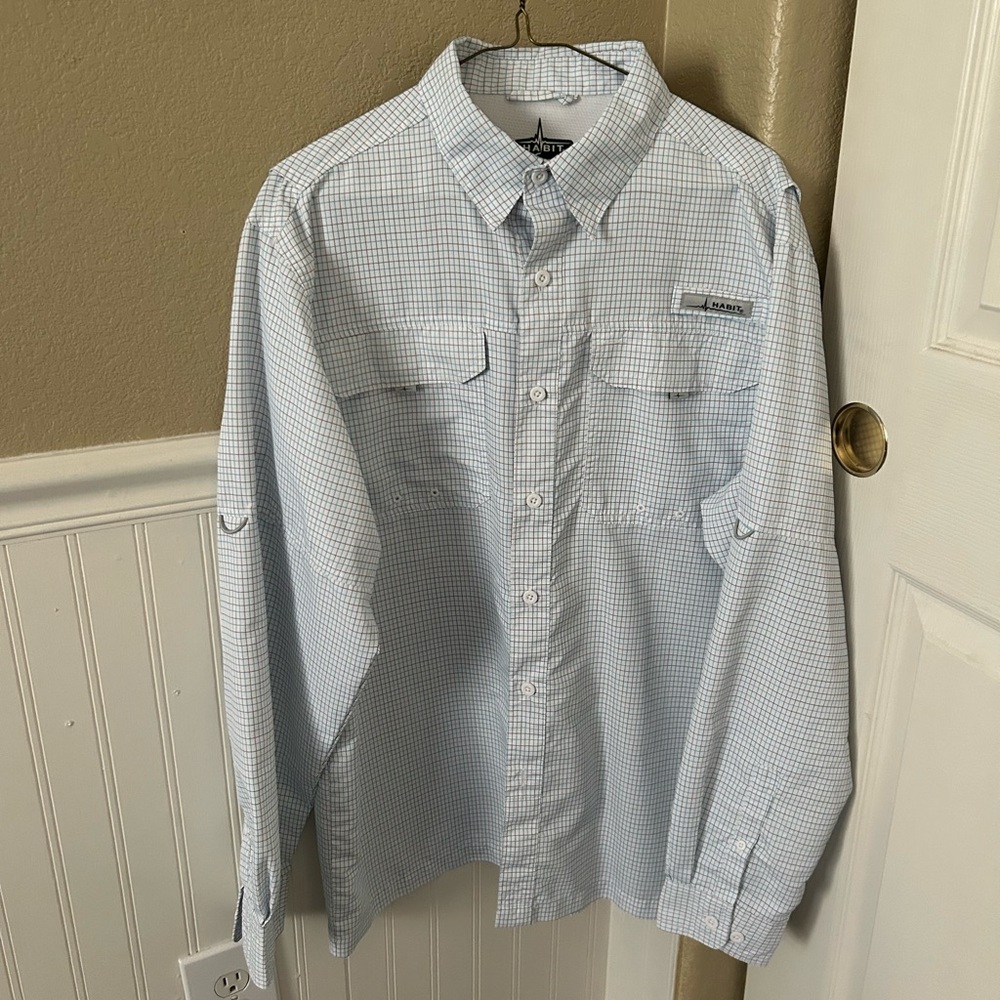 Men’s Outdoor Long Sleeve Button Down Shirt